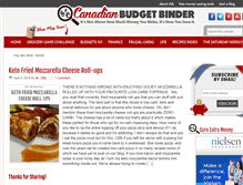 Tablet Screenshot of canadianbudgetbinder.com